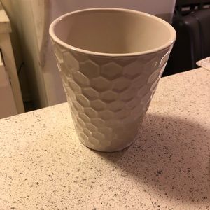 White Patterned Vase